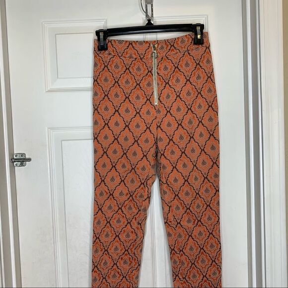 Urban Outfitters High Rise Zipper Front Pants Size 0 - Picture 2 of 11